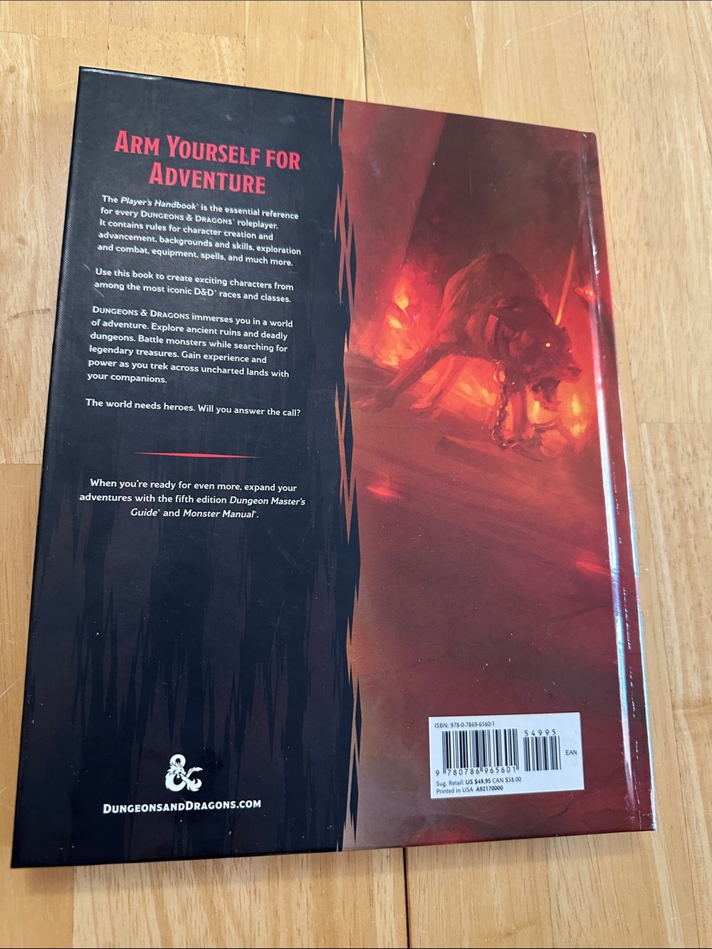 Dungeons & Dragons Player's Handbook - Red Dragon Cover - Picture 3 of 3